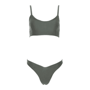 Olive Grove Athletic High-Waisted Bikini