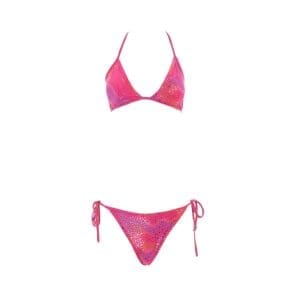 Lolita Electric Pink Triangle Bikini