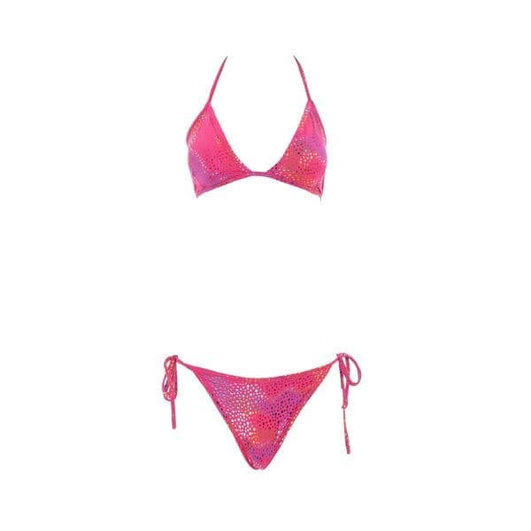 Lolita Electric Pink Triangle Bikini