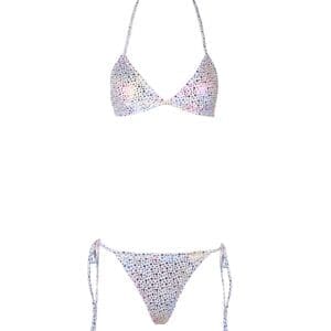 Lam’e Sparkle Triangle Bikini