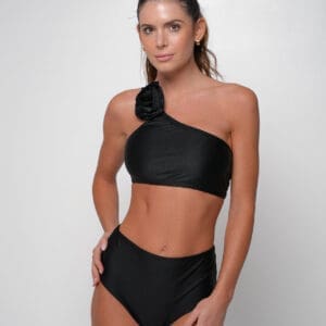 Ebony Rose One Shoulder Bikini
