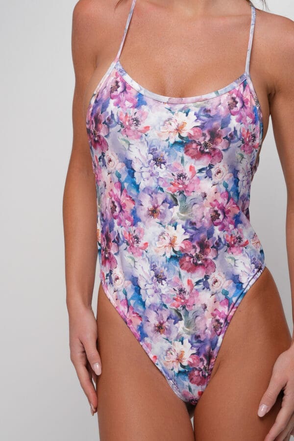 Floral Serenity Classic One Piece - Image 3