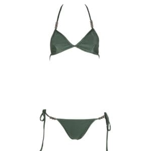 Olive Grove Luxe Beaded Triangle Bikini