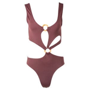 Mocha Eclipse Cut Out One Piece