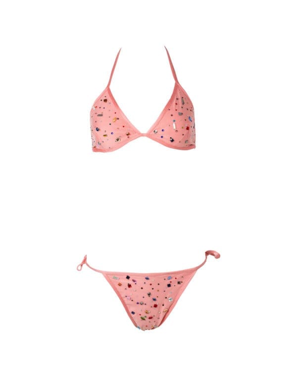Laura Blush Triangle Bikini - Image 4