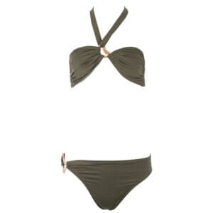 Sage Eclipse Wave Strapless Bikini