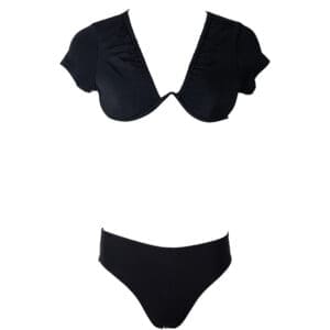 Noir Surf Luxe Bra High Rise Bikini
