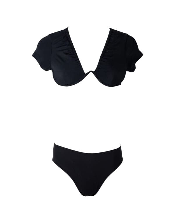 Noir Surf Luxe Bra High Rise Bikini - Image 5